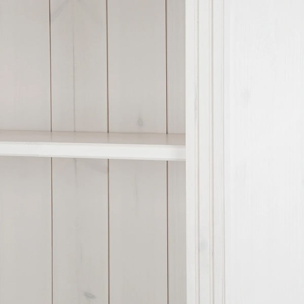 Bel regal iz masivnega bora 74x223x37 cm Anita – Støraa-image-3