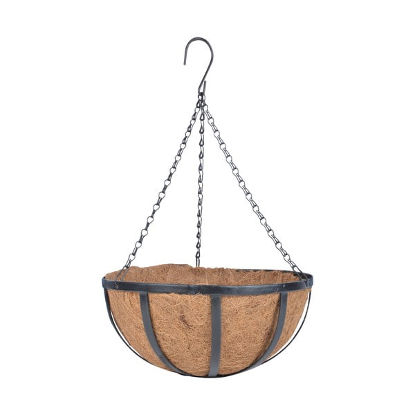 Viseča košara s kokosovim vlaknom Esschert Design Gordes, ⌀ 35,5 cm