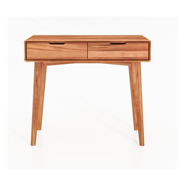 Toaletna mizica iz bukovega lesa 90x40 cm Greg - The Beds-image-2