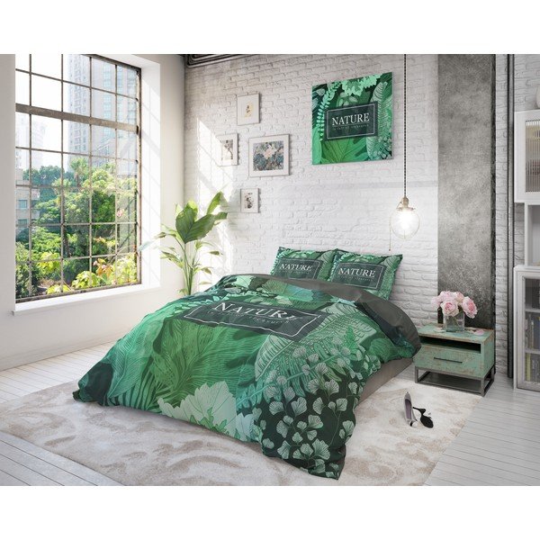 Bombažna posteljnina za enojno posteljo Pure Cotton Organic Nature, 140 x 200/220 cm-image-3
