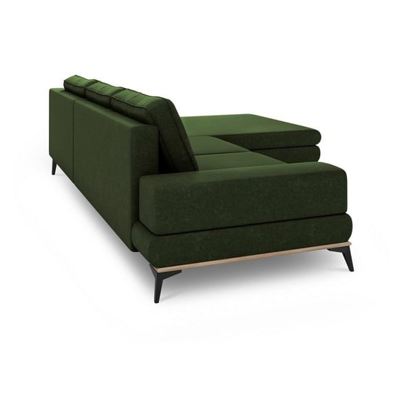 Zelena raztegljiva sedežna garitura Windsor & Co Sofas Planet, desni kot-image-4