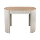 Bež kovinska stranska mizica 40x100 cm Estriado  – Leitmotiv