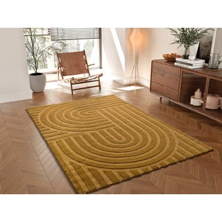 Gorčično rumena preproga 80x150 cm Snowy – Universal