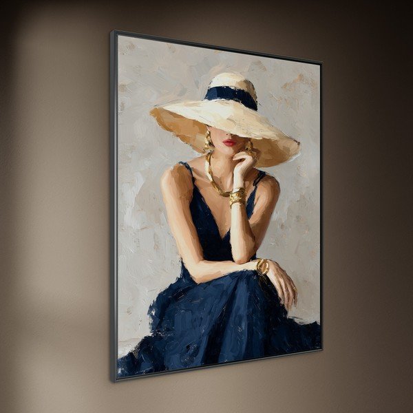 Tiskana slika z okvirjem 60x80 cm Livia – Styler-image-1