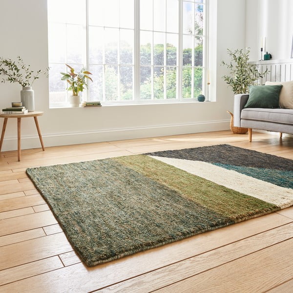 Zelena preproga 170x120 cm Hemp - Think Rugs-image-1