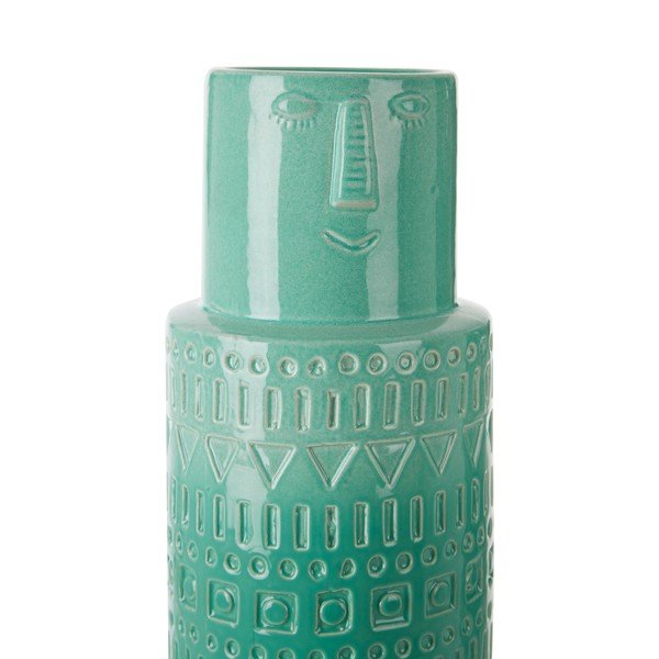 Pastelno zelena keramična vaza Premier Housewares Mimo-image-2