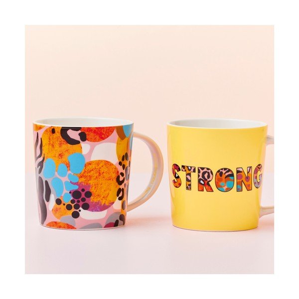 Porcelanaste skodelice v kompletu 2 ks 380 ml Be Fierce – Maxwell & Williams-image-2