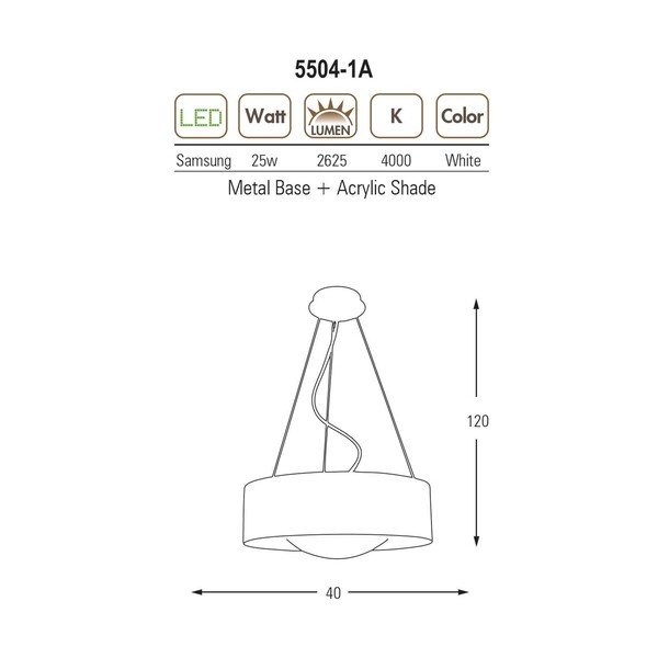 Bela viseča svetilka Homemania Decor Salvo-image-2