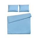 Svetlo modra bombažna posteljnina za zakonsko posteljo Bonami Selection, 200 x 200 cm