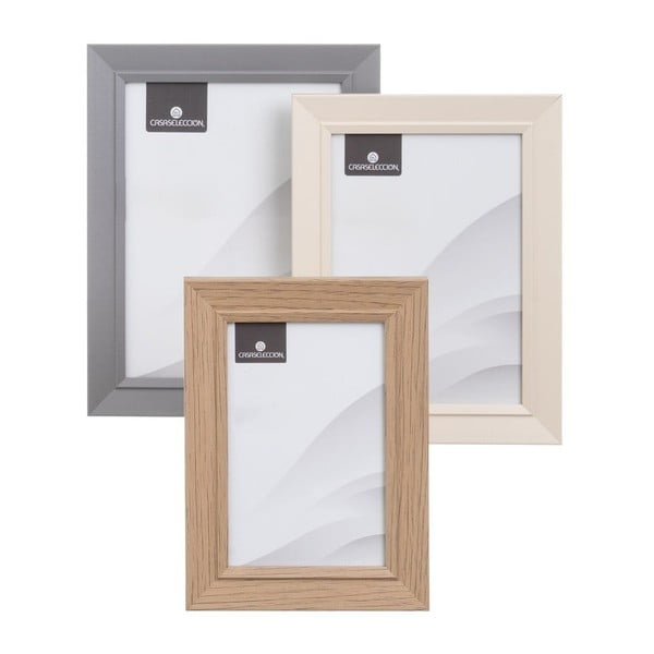 Samostoječi stenski okvirji v kompletu 3 ks 14x19 cm – Casa Selección