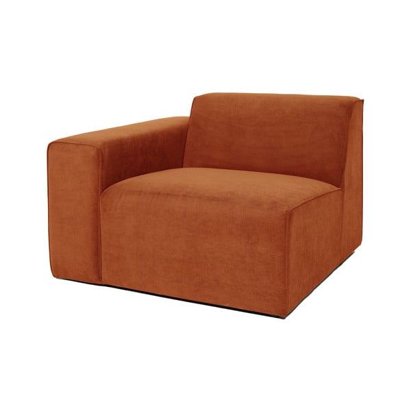 Oranžen končni modul za kavč Scandic Sting, 101 cm, levi kot-image-2