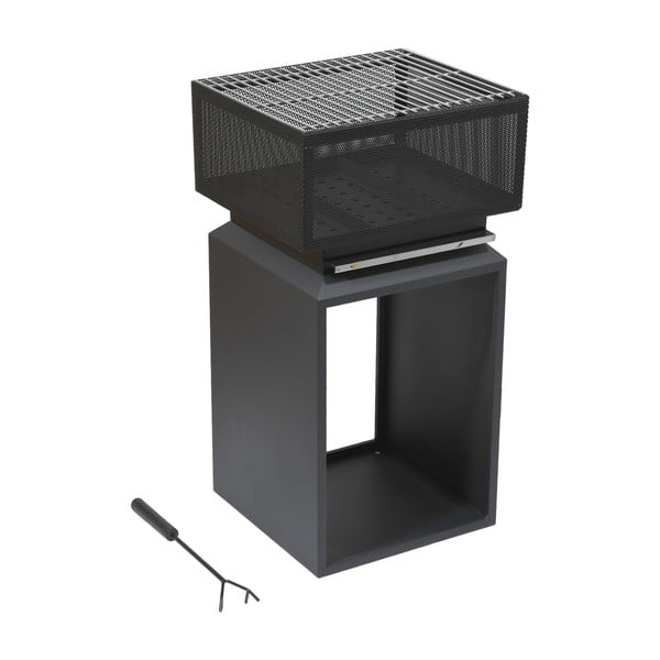 Ognjišče iz nerjavečega jekla Cube - Cattara-image-2