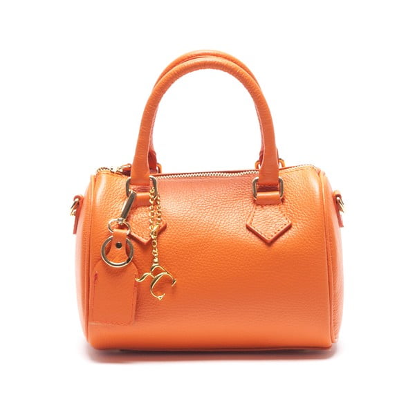 Usnjena torbica Renata Corsi 1161, oranžna