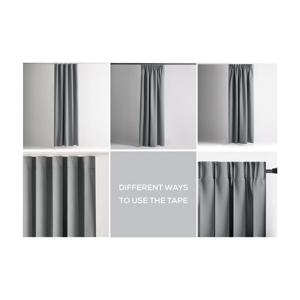 Siva zavesa za delno zatemnitev 140x270 cm Kierra – Restilo-image-3