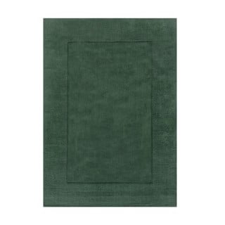 Temno zelena volnena preproga Flair Rugs Siena, 80 x 150 cm