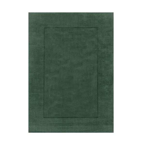 Temno zelena volnena preproga Flair Rugs Siena, 160 x 230 cm