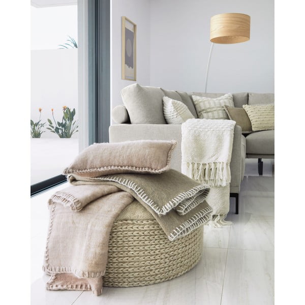 Prevleka za blazino iz mešanice volne 30x50 cm Augustina – Kave Home-image-4