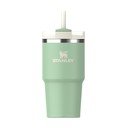 Žajbljevo zelena termovka s slamico iz nerjavečega jekla 600 ml Quencher H2.0 FlowState Tumbler Pistachio – Stanley