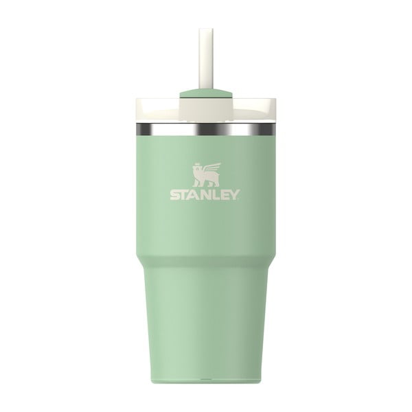 Žajbljevo zelena termovka s slamico iz nerjavečega jekla 600 ml Quencher H2.0 FlowState Tumbler Pistachio – Stanley