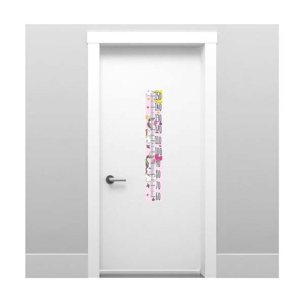 Otroška nalepka za merjenje višine za vrata/stenska 15x100 cm Unicorns – Ambiance-image-3