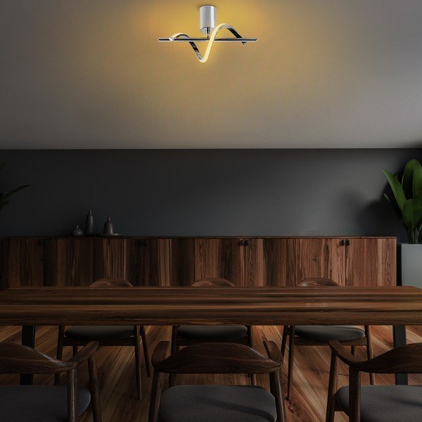 LED stropna svetilka v srebrni barvi 7x41 cm Likma – Opviq lights-image-4