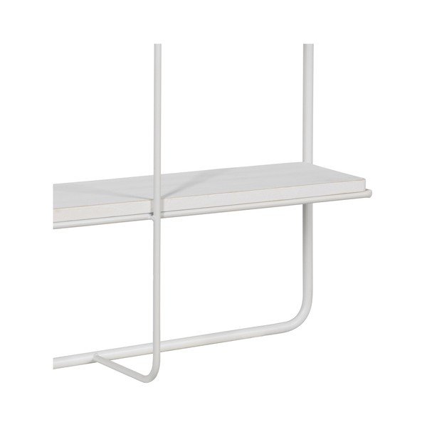 Bela večnivojska kovinska polica 51 cm – Ixia-image-4