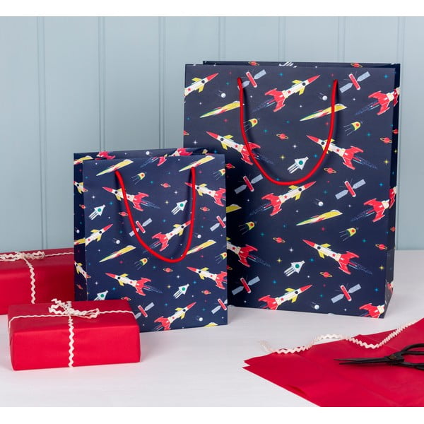 Darilna vrečka 19x10 cm Space Age – Rex London-image-1