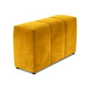 Rumeno žametno naslonjalo za modularni kavč Rome Velvet - Cosmopolitan Design 