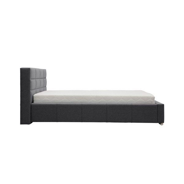 Siva zakonska postelja Mazzini Beds Reve, 140 x 200 cm-image-3