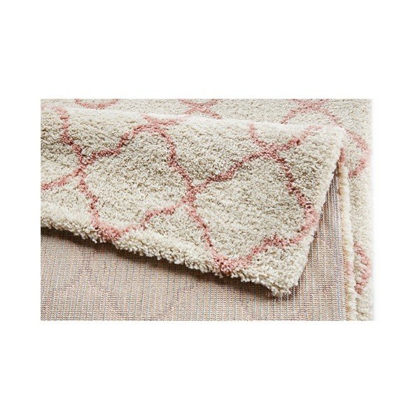 Krem in roza preproga Mint Rugs Grace Creme Rose, 200 x 290 cm-image-1