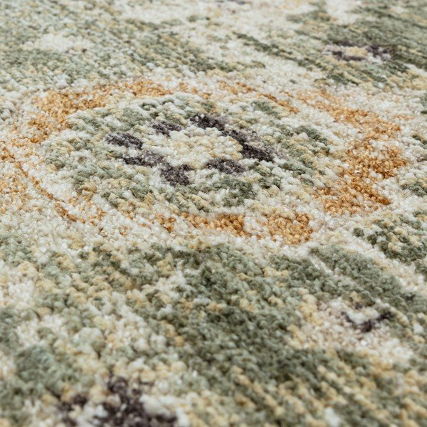 Zelena/bež ročno tkana preproga 200x300 cm Heriz Ornate – Asiatic Carpets-image-3