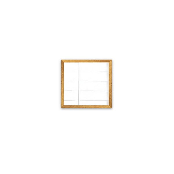 Komplet 3 stenskih ogledal z okvirjem v zlati barvi Oyo Concept Setayna, 24 x 24 cm