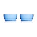 Modre steklene skledice v kompletu 2 ks 500 ml Torino – Lyngby Glas