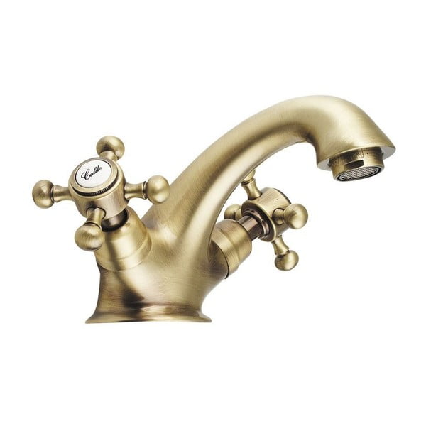 Stoječa armatura za umivalnik v bronasti barvi Antea – Sapho