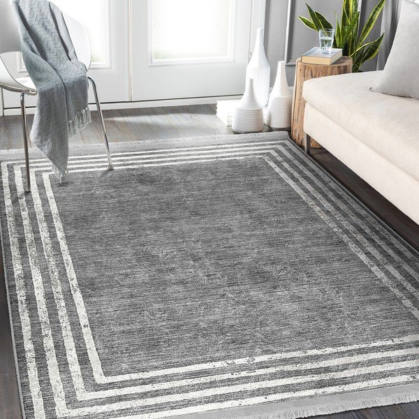 Siva preproga 80x150 cm - Mila Home-image-1