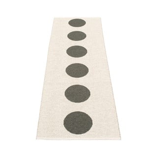 Temno siv zunanji in notranji tekač 70x225 cm Vera Charcoal – Pappelina
