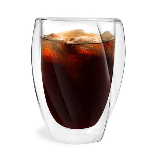 Komplet 2 dvostenskih kozarcev Vialli Design Latte, 300 ml-image-2