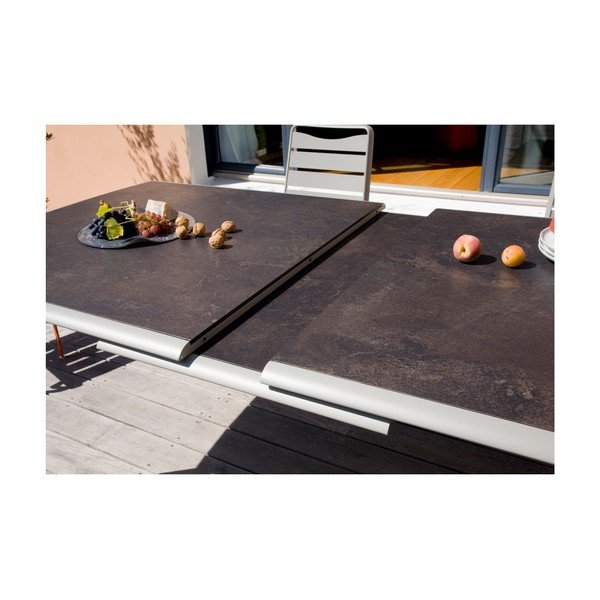 Aluminijasta vrtna miza 100x200 cm Rotonde – Ezeis-image-2