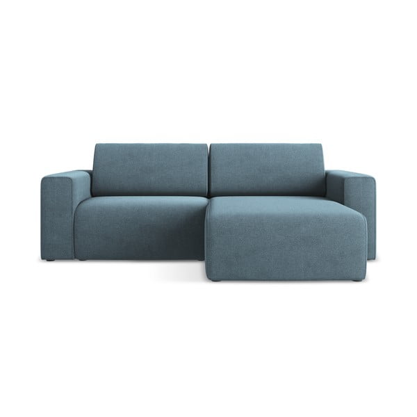 Modra kotna sedežna garnitura (desni kot) Kalea – Makamii