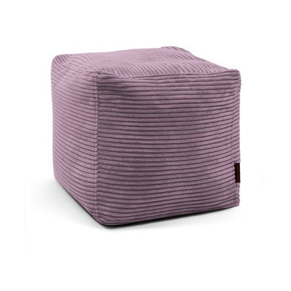 Vijolična vreča za sedenje iz rebrastega žameta Up! MooG – SLOWDOWN
