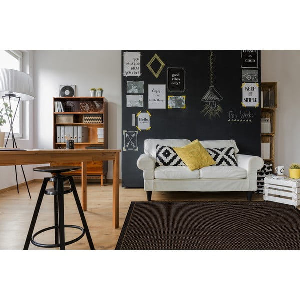 Črna zunanja preproga Floorita Tatami, 180 x 280 cm-image-2