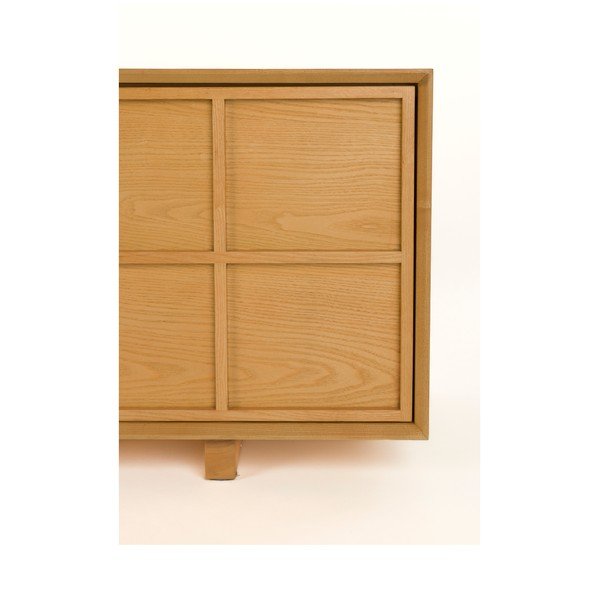 TV omarica iz masivnega jesena v naravni barvi 160x54x42 cm Raster – Zuiver-image-3