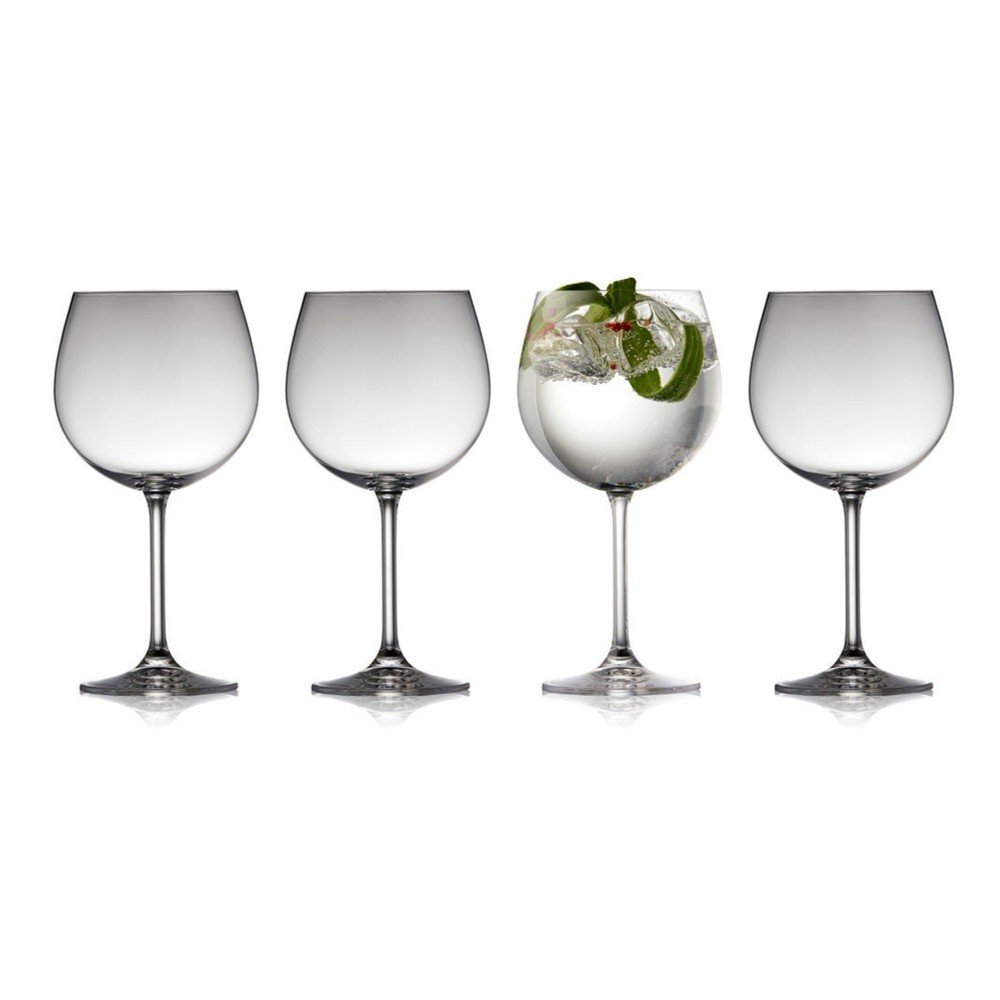 Komplet 4 kozarcev za gin in tonik Lyngby Glas Juvel, 570 ml