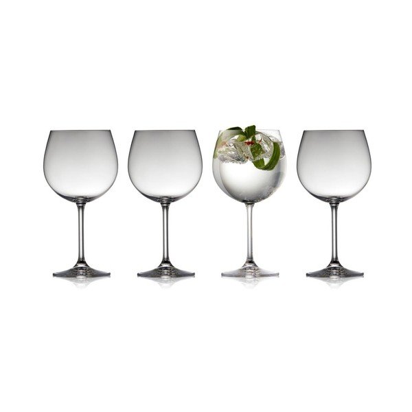 Komplet 4 kozarcev za gin in tonik Lyngby Glas Juvel, 570 ml