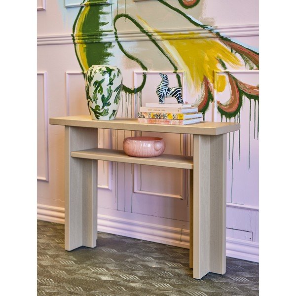 Stranska mizica iz masivne jelke v naravni barvi 32x110 cm Cupa – Bloomingville-image-1
