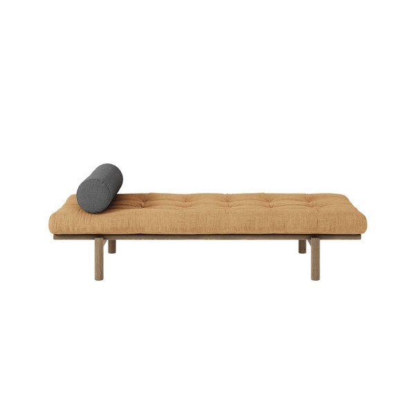 Oker rumena postelja Next - Karup Design-image-1