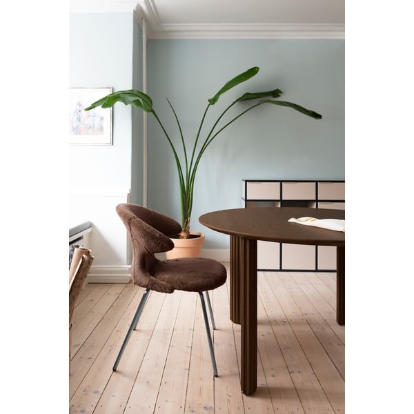 Okrogla jedilna miza iz masivnega hrasta ø 120 cm Comfort Circle – UMAGE-image-1