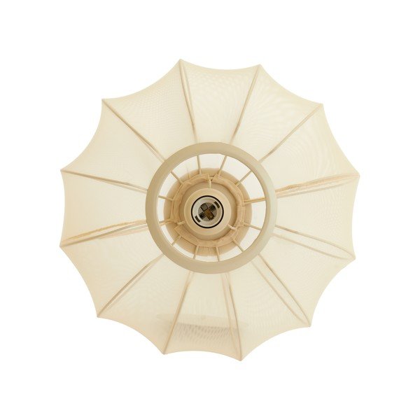 Kremno bela stropna svetilka s tekstilnim senčilom ø 40 cm Plumalia – Light & Living-image-2