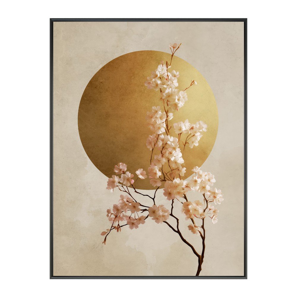 Tiskana slika z okvirjem 60x80 cm Cherry Blossoms