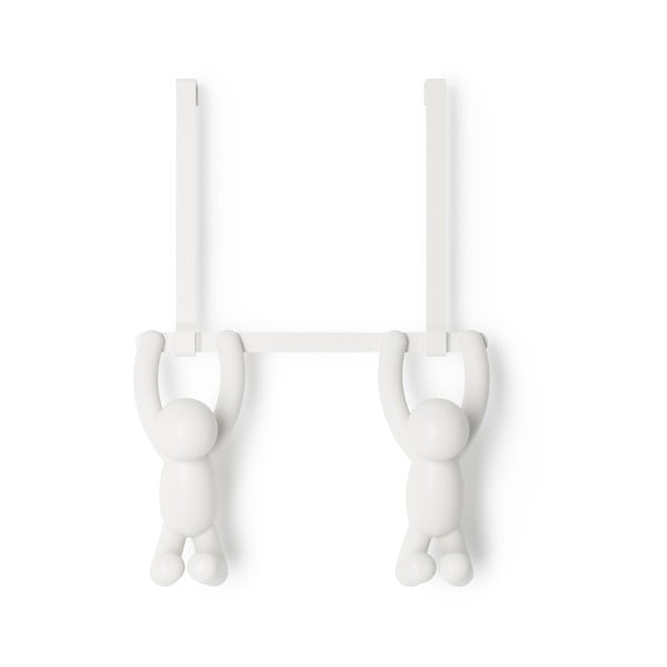 Bel plastični obešalnik za vrata 22 cm Buddy - Umbra-image-3